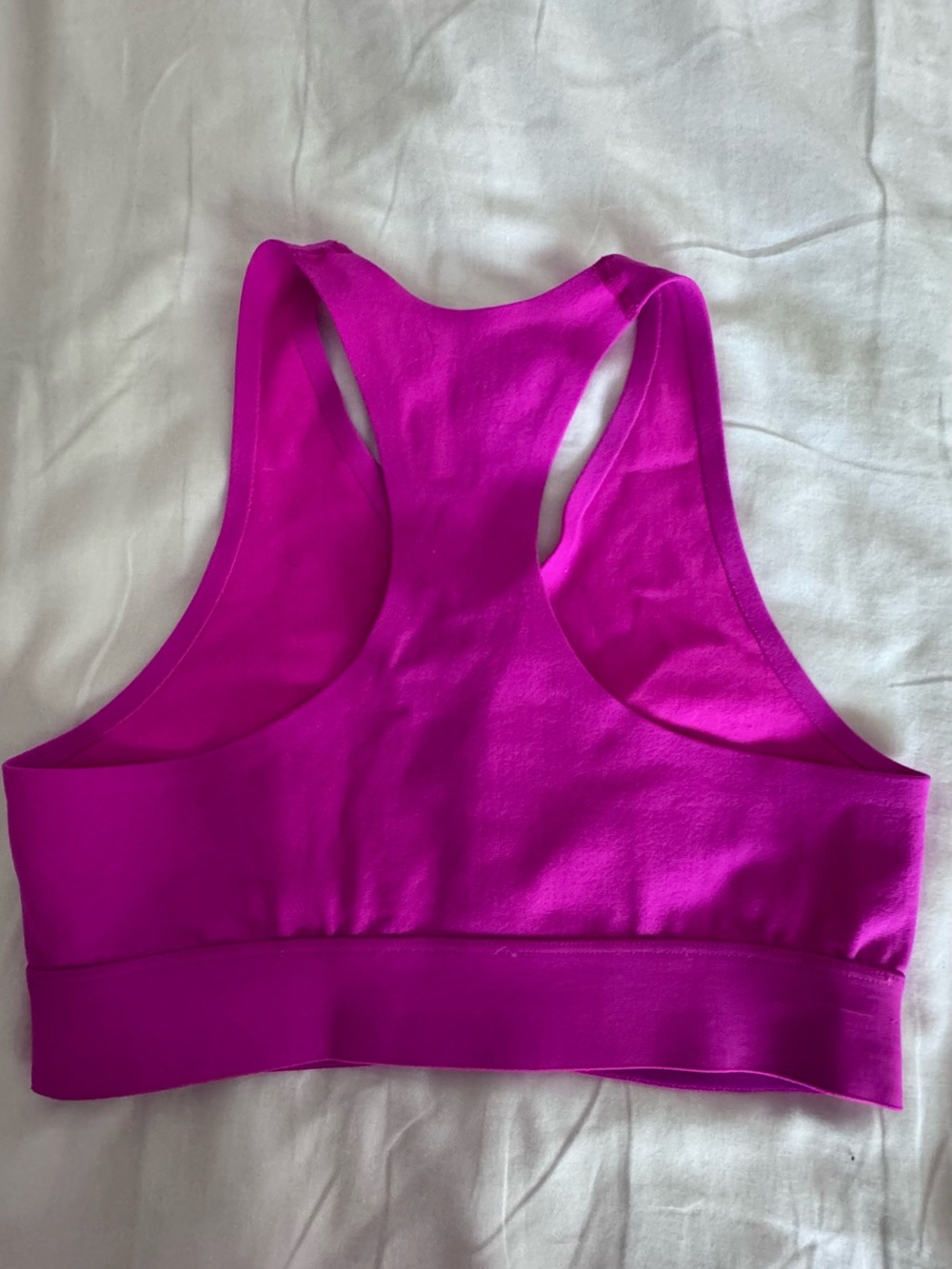 Free People Bright Fuchsia Plunge Sports Bra XS - Picture 4 of 7